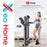 XEO HOME Foldable Treadmill, Space-Saving, LCD, for Home Office Gym