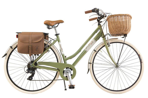 Via Veneto by Canellini Bike Bicycle citybike CTB Woman Lady Girl Vintage Retro Via Veneto Aluminium (46, Green)