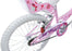 Professional Izzie 20" Wheel Girls Bike Pretty Pink & White Single Speed Dolly Seat & Tassels Age 7+