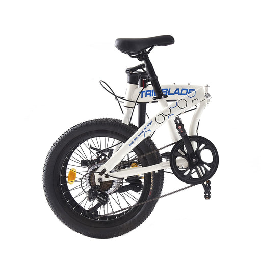 BSTSEL 20 Inch Folding Bike Adult,For Adult Men and Women Teens, Lightweight Aluminium Frame, 7 Speed Shimano Drivetrain, Foldable Bike With Disc Brake, Adult Bike Foldable Bicycle (White)