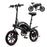 DYU Electric Bike, 14 inch Portable E-bike with 36V 10AH Lithium Battery, Folding Electric Bicycle with Pedal Assist, Height Adjustable, Lightweight 17KG, Compact Portable, Unisex Adult