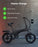 Finbike U3 Electric Folding Bike, 16 inch Portable Electric Bicycle, 2.5H Fast Charge Ebike, 18.6MPH & 55KM Range, 3 Riding Modes, Front Shock Absorber, Foldable E-bike for Adults/Teens